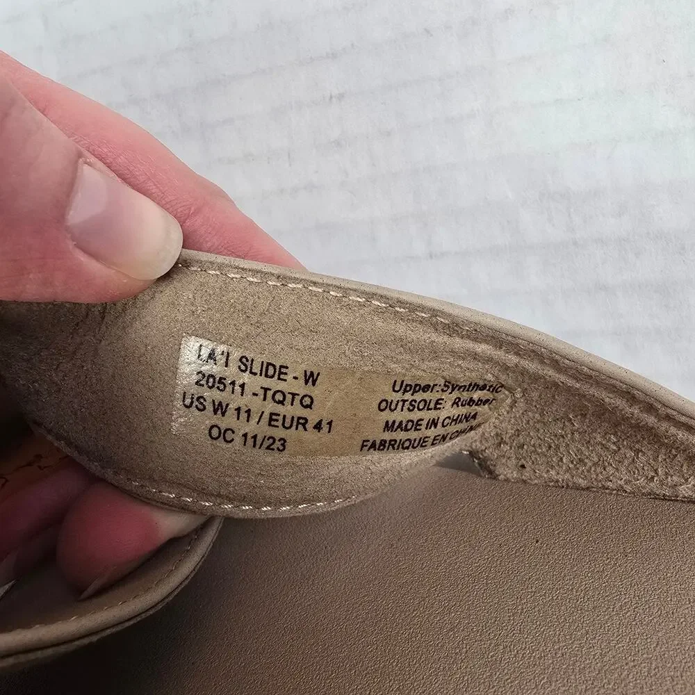 Olukai La‘i Slide Women’s Size 11 Slide Sandals Taupe Water Friendly Lai